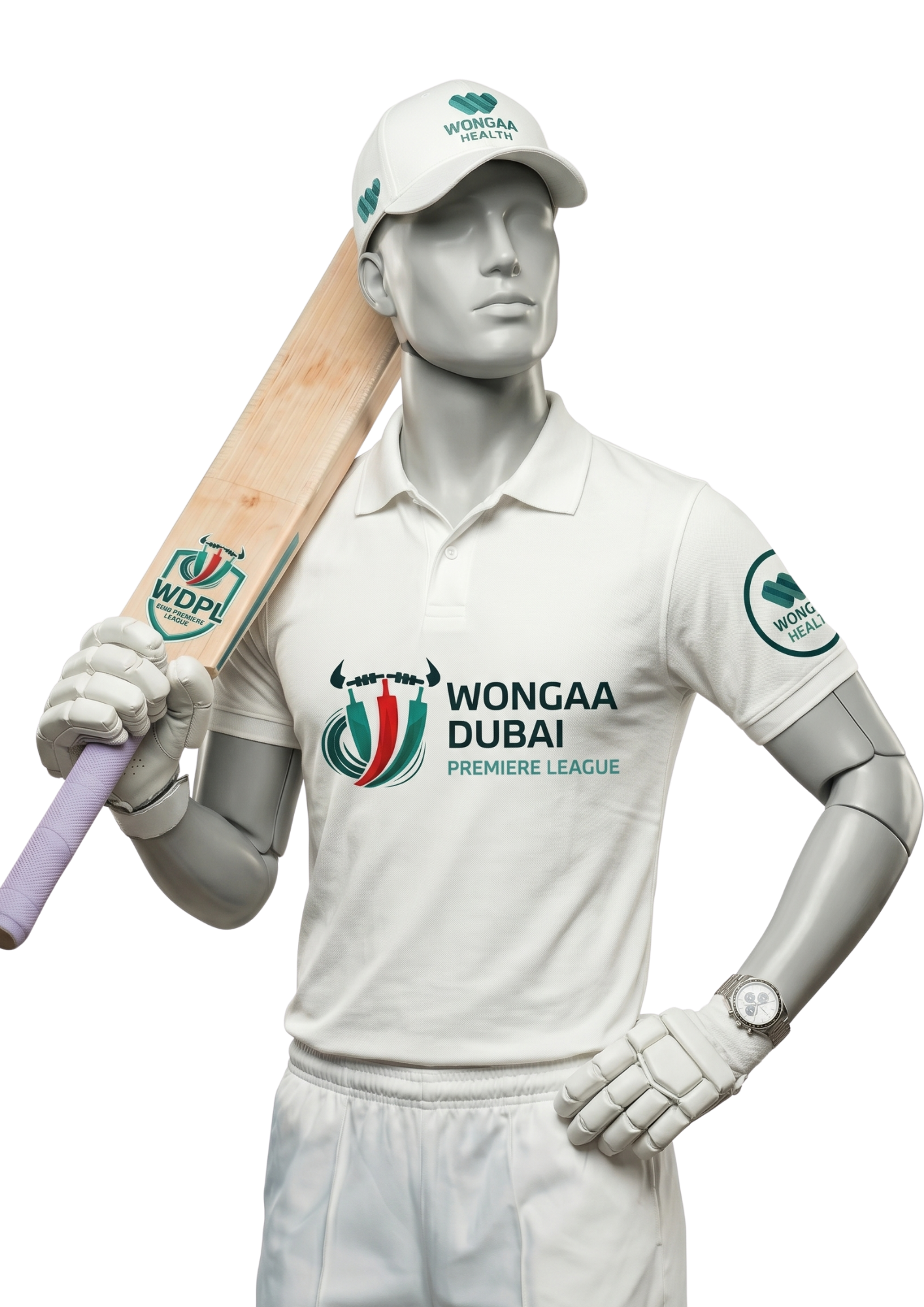 WDPL player in white branded kit